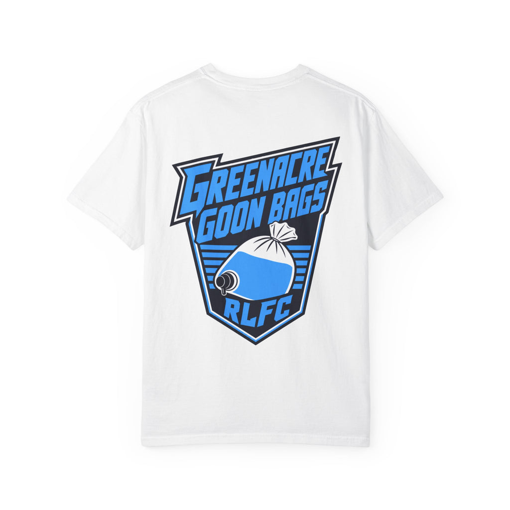 Greenacre Goon Bags RLFC T-Shirt — Retro Rugby Crest Tee