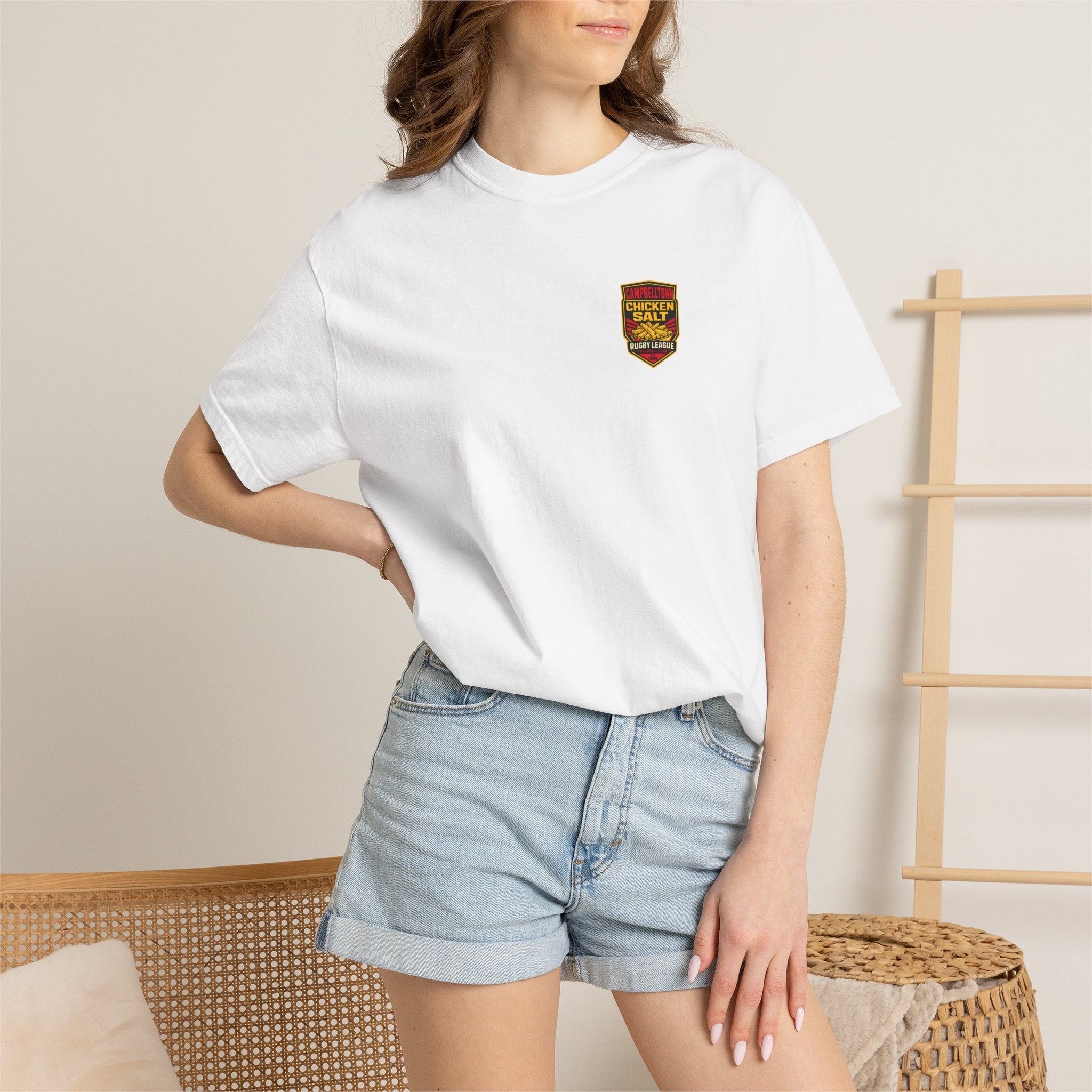 Chicken Salt Rugby Tee — Campbelltown Rugby League Graphic T-Shirt