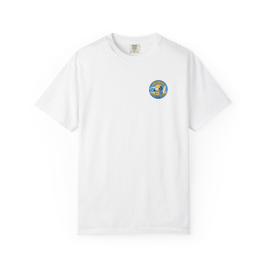 Bondi Bin Chickens Graphic T-Shirt — Coastal Surf Logo Tee