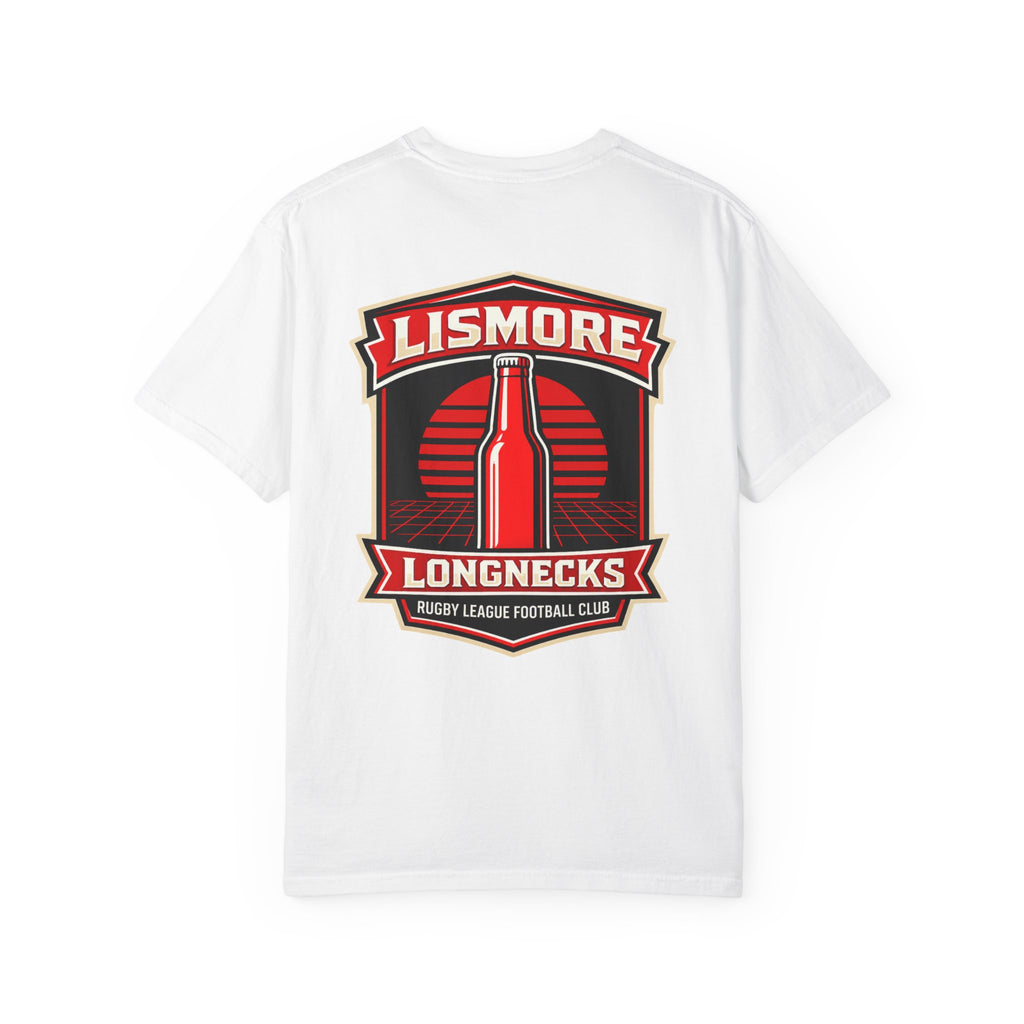 Lismore Longnecks Rugby Club T-Shirt — Vintage Bottle Crest Tee