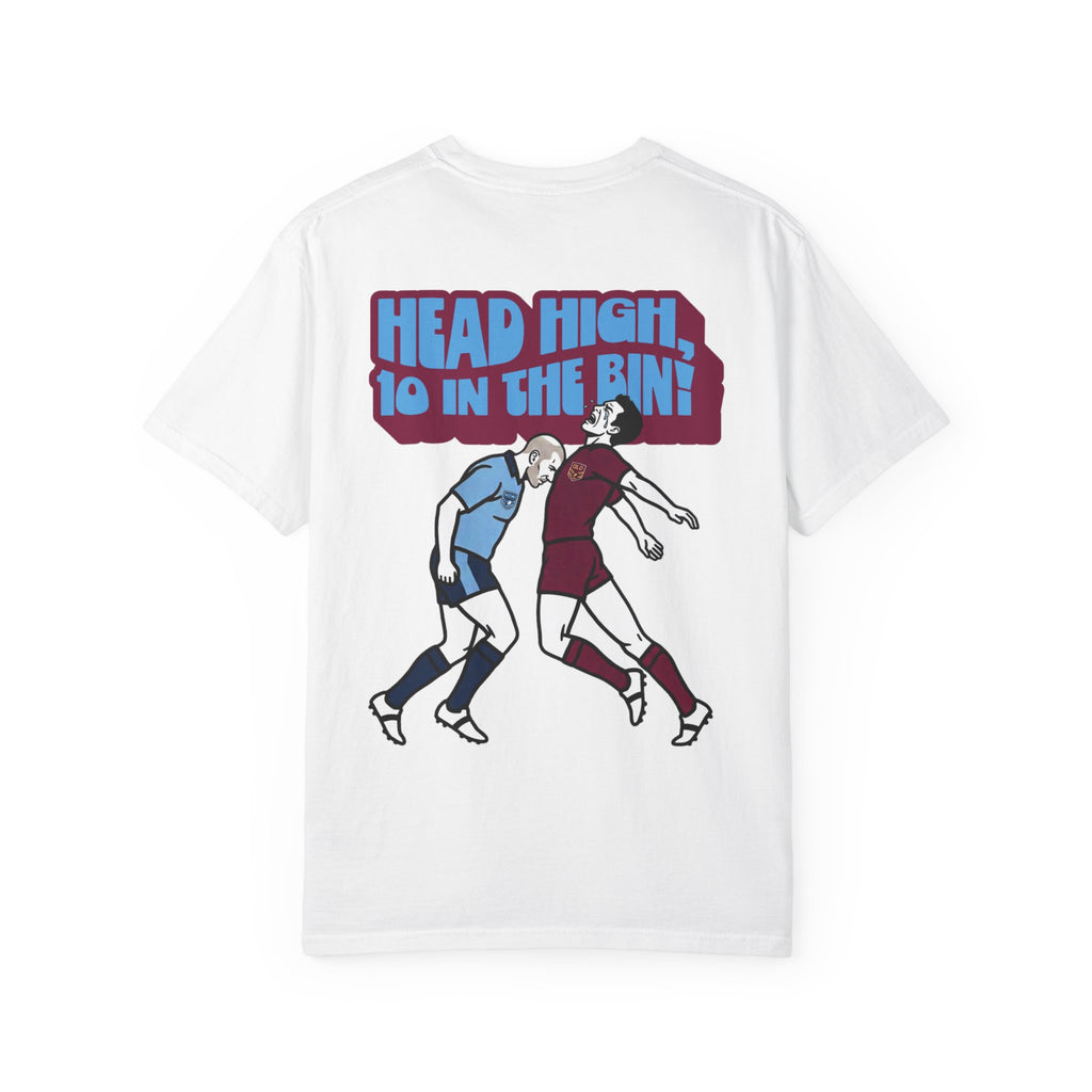Head High, 10 In The Bin! Tee – White