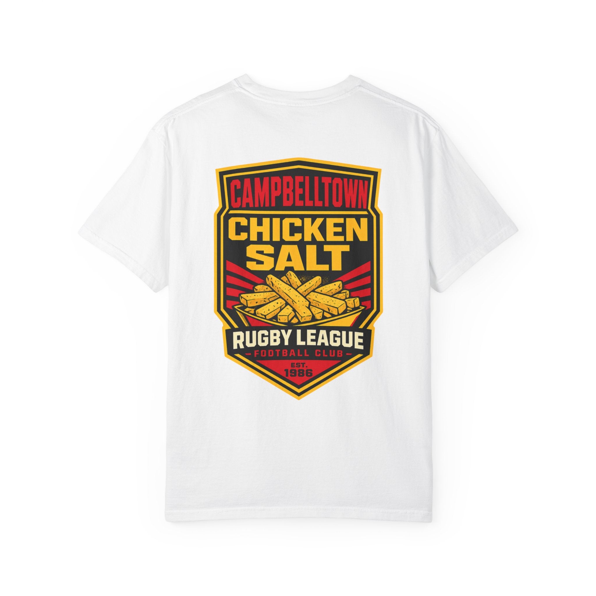 Chicken Salt Rugby Tee — Campbelltown Rugby League Graphic T-Shirt