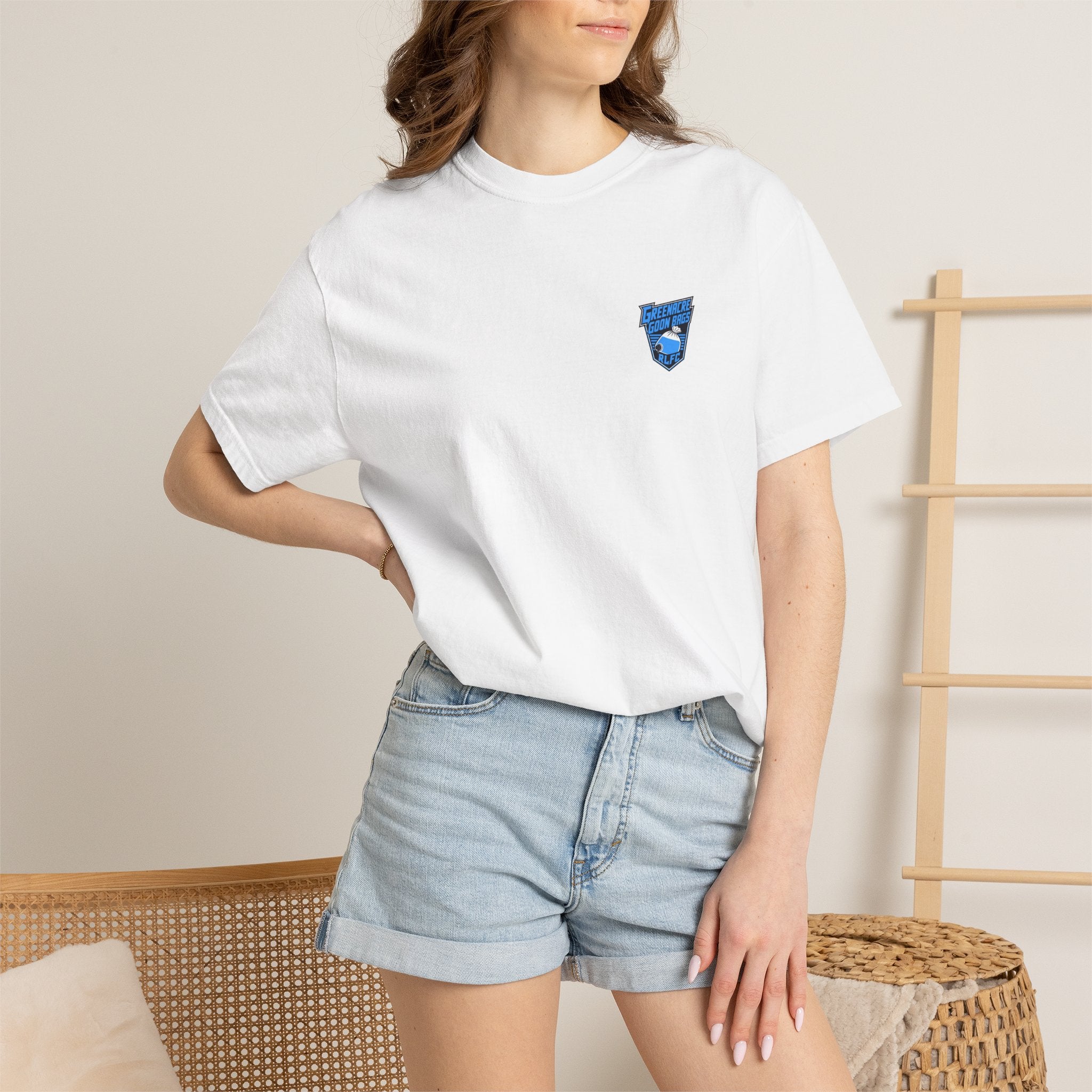 Greenacre Goon Bags RLFC T-Shirt — Retro Rugby Crest Tee