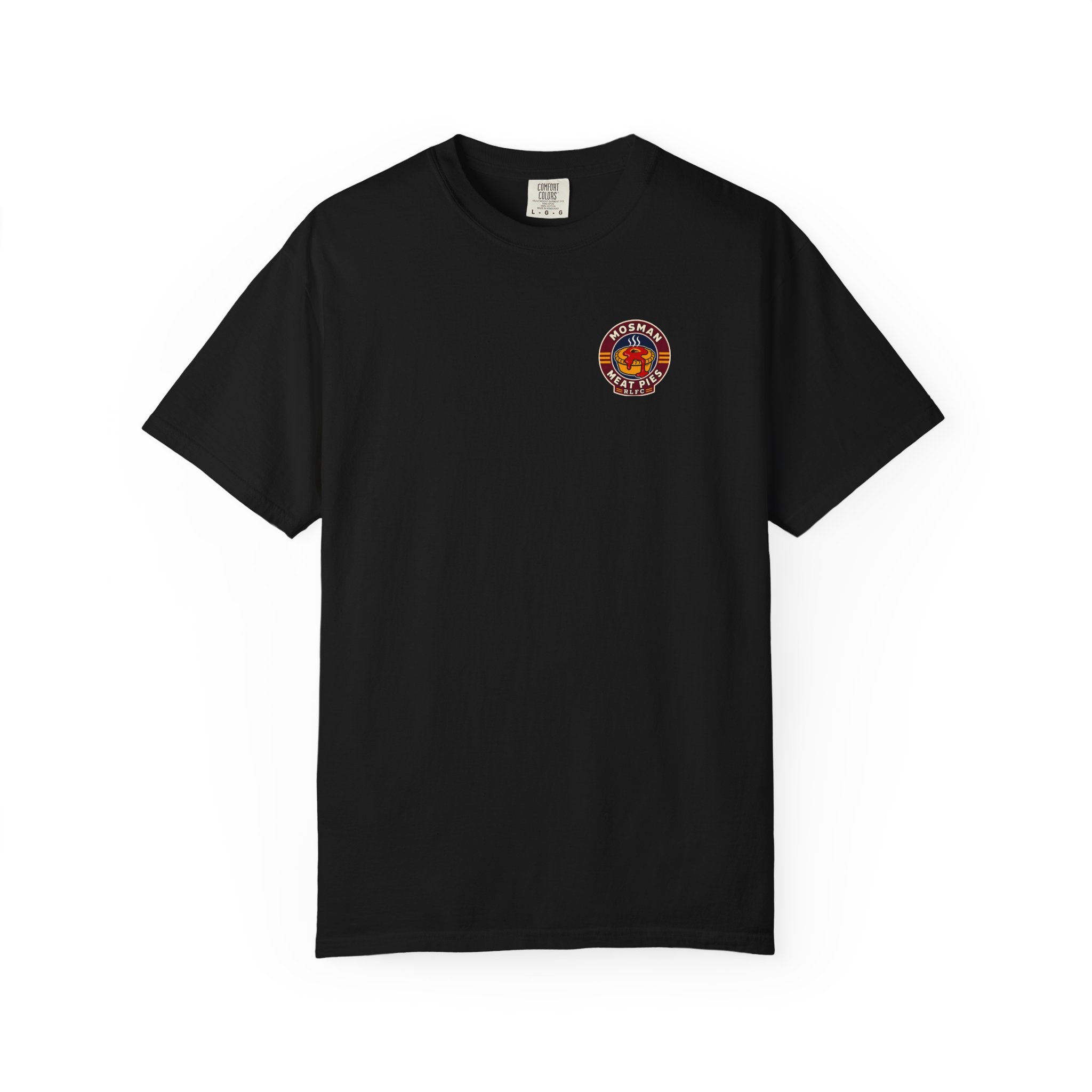 Mosman Meat Pies T-Shirt — Retro Aussie Pie Shop Logo