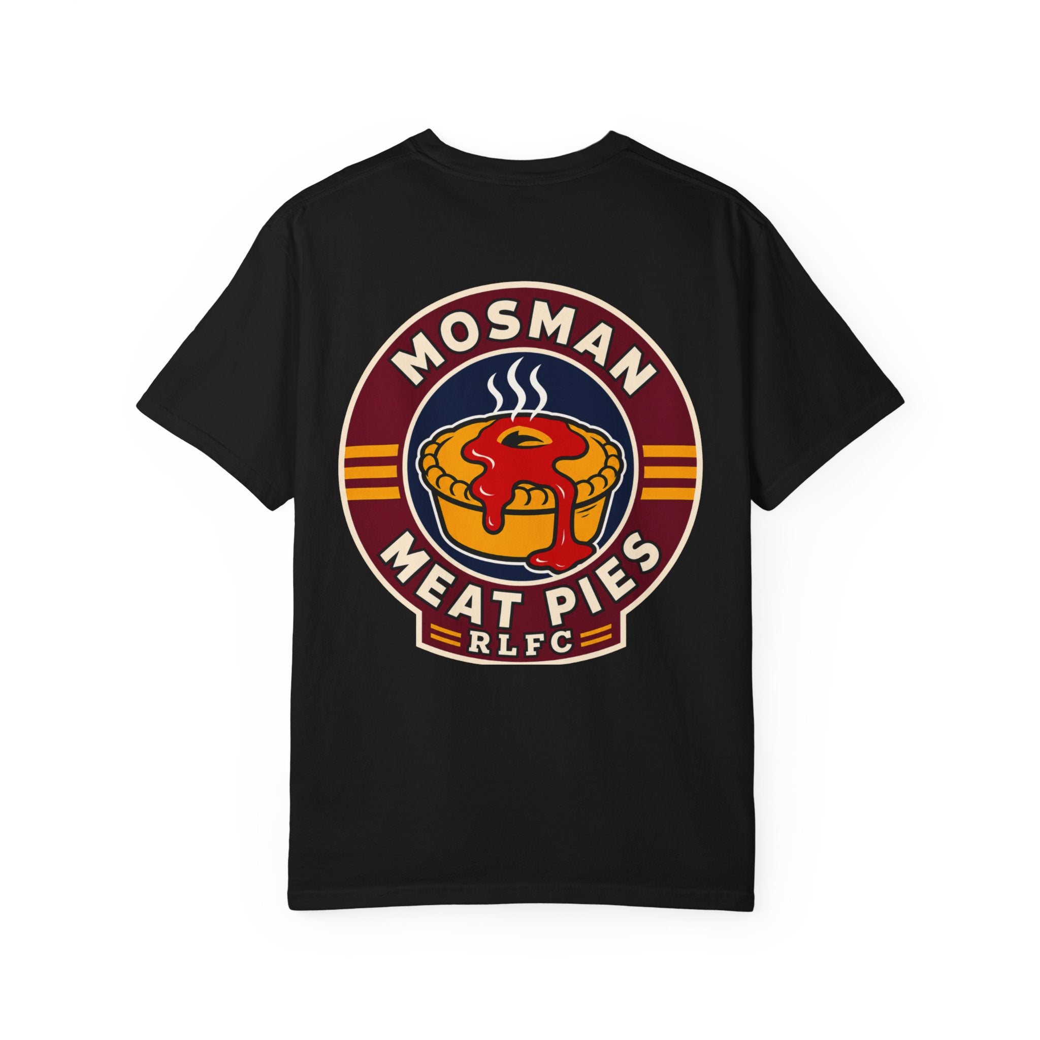 Mosman Meat Pies T-Shirt — Retro Aussie Pie Shop Logo