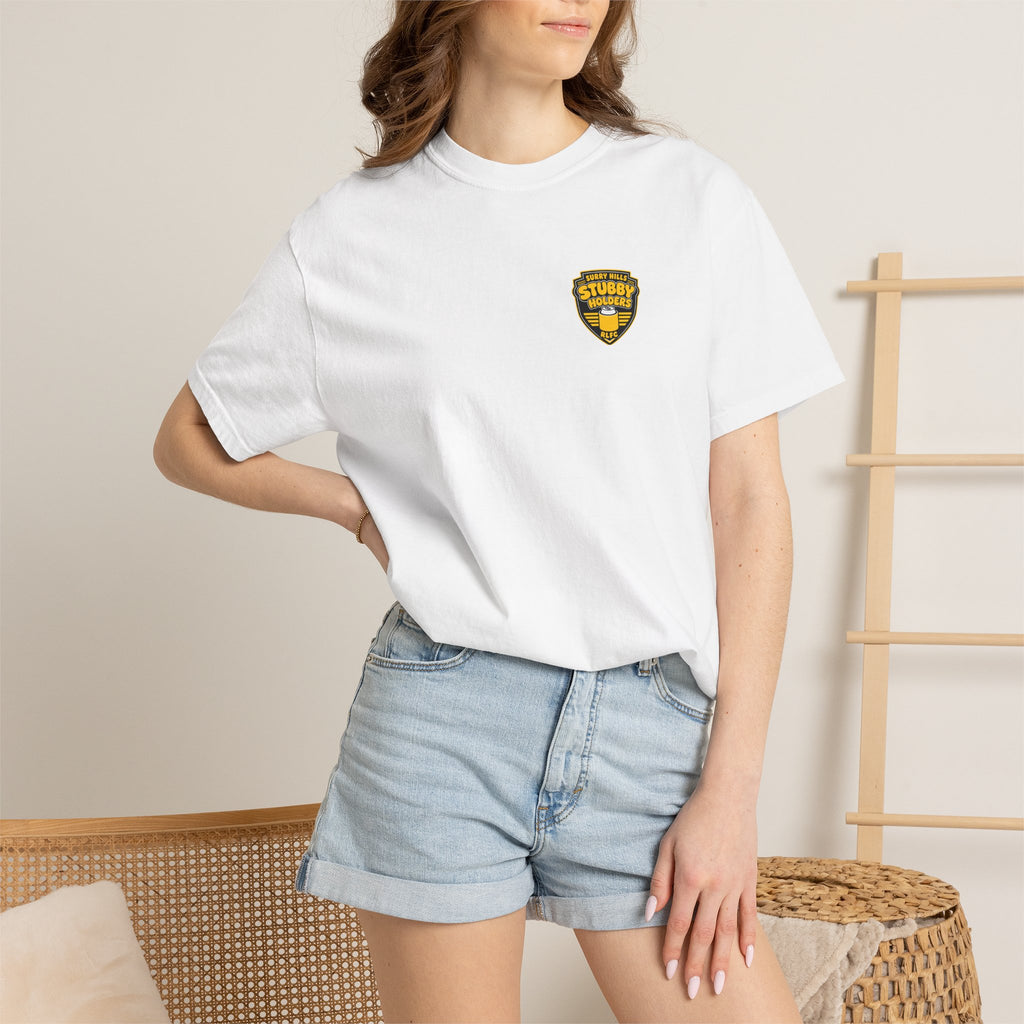 Stubby Holders RLFC Shield T-Shirt — Surry Hills Beer Can Logo Tee