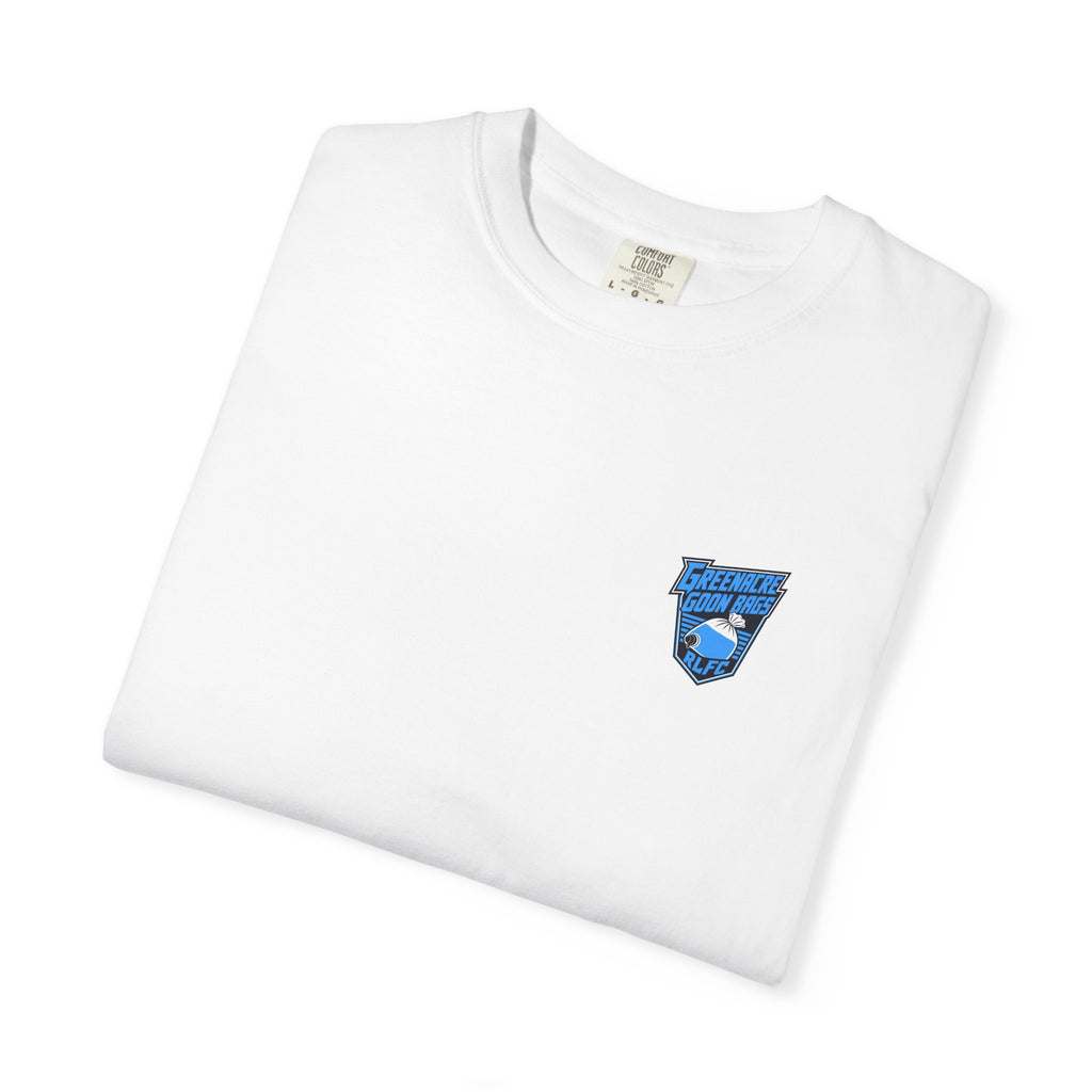 Greenacre Goon Bags RLFC T-Shirt — Retro Rugby Crest Tee